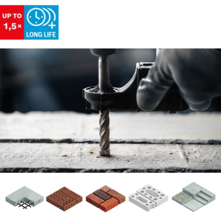 Vrták do kladiv Bosch SDS-Plus-5X - 12 x 150 x 210 mm 2608833808 - 5 Vrták do kladiv Bosch SDS-Plus-5X - 12 x 150 x 210 mm 2608833808 - 5