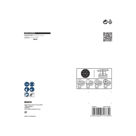 Brusný kotouč Bosch Expert O780 s fólií  6 ks 150 mm P80 2608902441 - 7