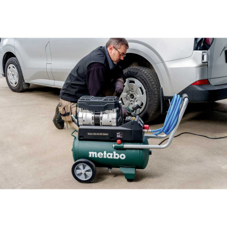 Kompresor bezolejový Metabo Basic 220-24 OF Silent 601593000 - 3 Kompresor bezolejový Metabo Basic 220-24 OF Silent 601593000 - 3