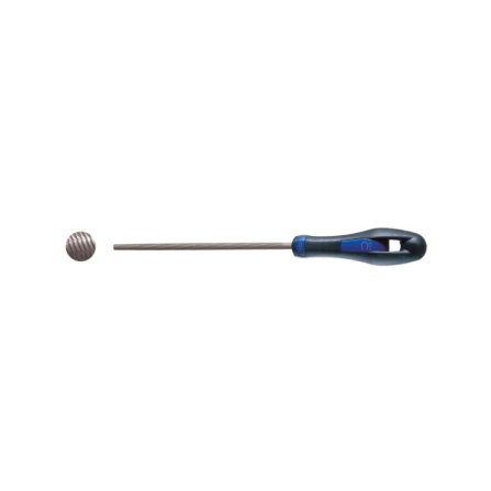 Dílenský kulatý pilník 350/2 PZK-E s ergonomickou rukojetí 286203603525 - 2