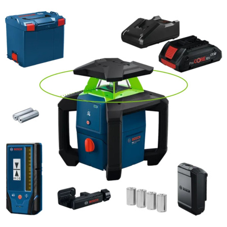 Stavební rotační laser + přijímač LR 3-2 Bosch PRO GRL 18V-3-31 G 0601061G00 Stavební rotační laser + přijímač LR 3-2 Bosch PRO GRL 18V-3-31 G 0601061G00