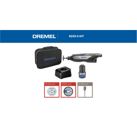 Mikronářadí Dremel 8250 + 5 ks příslušenství v boxu F0138250JF - 3