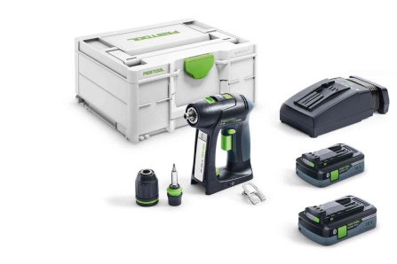 Aku šroubovák vrtací Festool C18 HPC 4,0 I - Plus