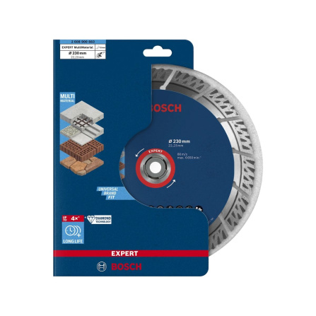 Diamantový dělicí kotouč Bosch Expert MultiMaterial 230x22,23 mm 2608900663 - 2