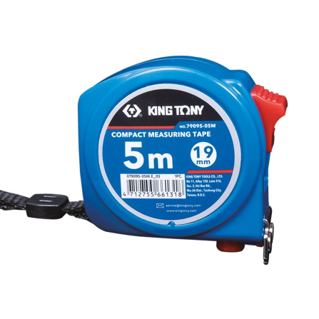 Metr svinovací mini s magnetem 5m x 19mm King Tony 79095-05M Metr svinovací mini s magnetem 5m x 19mm King Tony 79095-05M