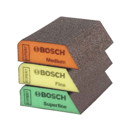 Sada brusné houby 3 ks 69x97x26 mm Bosch Expert S470 Combi M, F, SF 2608901174