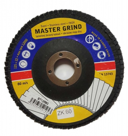 Brusný kotouč lamelový MASTER GRIND 125 mm P60