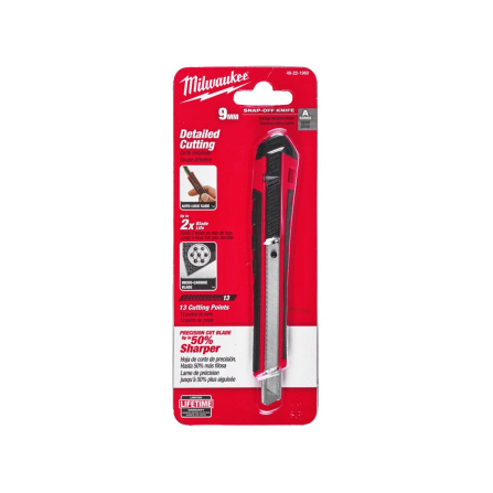 Nůž ulamovací 9 mm Milwaukee Snap Knife 48221960 - 3