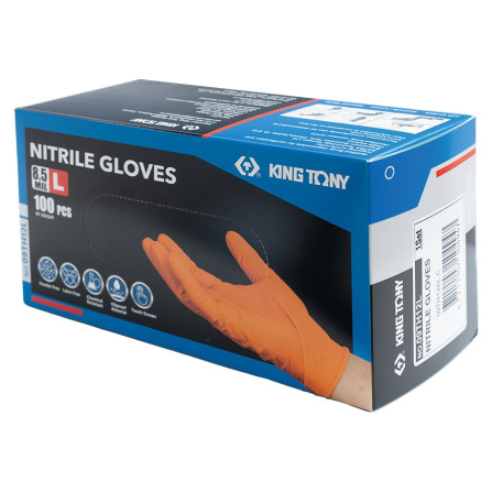 Rukavice nitrilové 100 ks vel. 10 King Tony 9TH12AL - 5