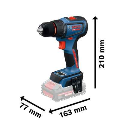 Aku vrtací šroubovák Bosch EXPERT EXSR18V-90 bez baterií Professional 06019R2100 - 10