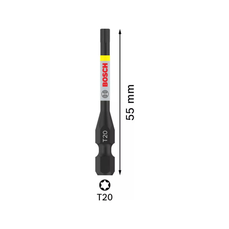 Sada torx bitů Bosch PRO Impact 2 ks 55 mm 2608522530 - 4