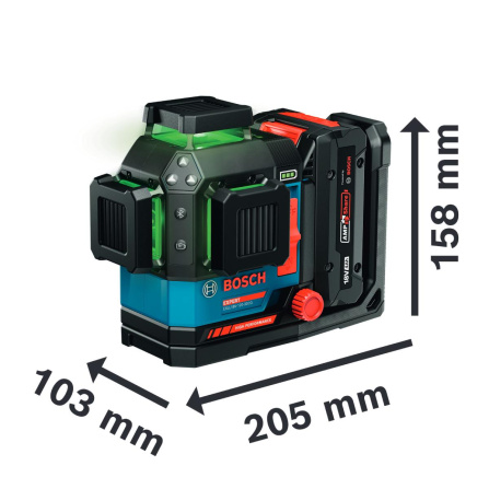 Čárový laser Bosch EXPERT EXLL18V-120-33CG 0601065B00 - 11