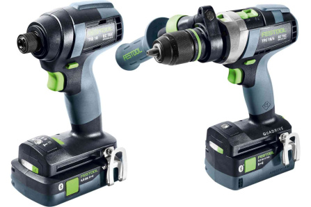 Sada rázového utahováku a šroubováku Festool TID 18 5,0/4,0-Set TPC 18/4 577654
