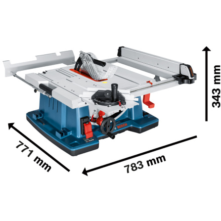 0601B30400 Pila stolní GTS 10 XC (2100W; kotouč 254/30mm)-4 0601B30400 Pila stolní GTS 10 XC (2100W; kotouč 254/30mm)-4
