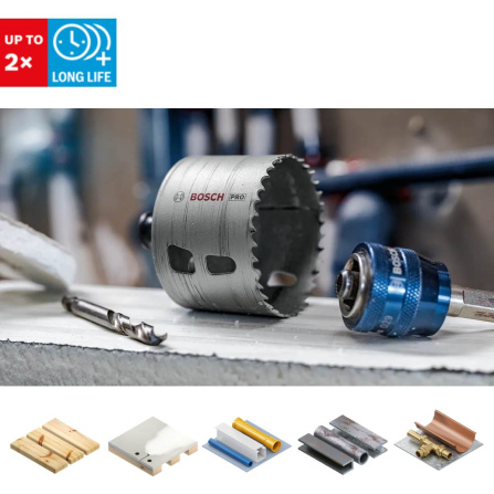 Startovací sada děrovky 51 mm Bosch PRO MultiMaterial PC Plus 2608594388 - 3 Startovací sada děrovky 51 mm Bosch PRO MultiMaterial PC Plus 2608594388 - 3