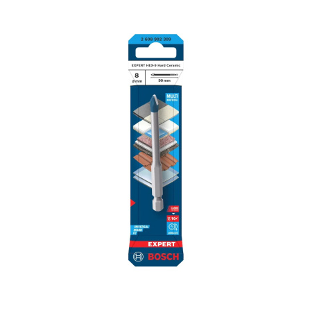 Vrták na dlaždice Bosch Expert HEX-9 HardCeramic 8x90 mm 2608902309 - 5 Vrták na dlaždice Bosch Expert HEX-9 HardCeramic 8x90 mm 2608902309 - 5