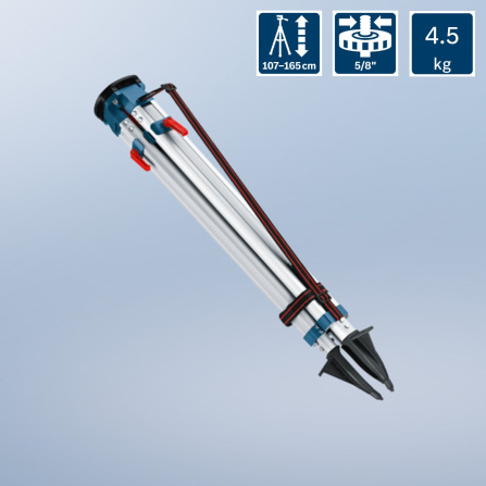 Hliníkový stativ Bosch RRO BT 170HD 0601091B00 - 3 Hliníkový stativ Bosch RRO BT 170HD 0601091B00 - 3