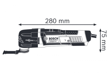 Bruska multifunkční oscilační Bosch GOP 30-28 set