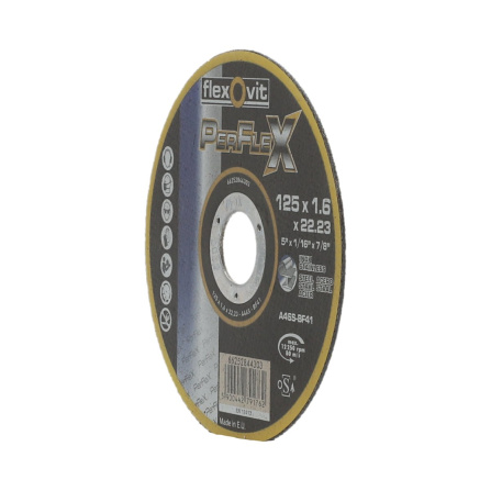 Dělící kotouč rovný 125x1,6x22,23 Norton Perflex A46S-T41 66252844303 - 3