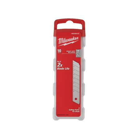Náhradní čepele Milwaukee pro nože Snap Knife 18 mm 10 ks 4932480106 - 2