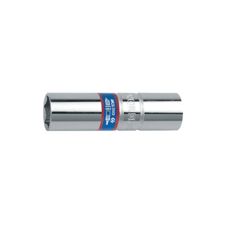 Hlavice nástrčná s gumovou objímkou na zapalovací svíčky King Tony 3/8 CrV 6 hran, 14mm 36B514