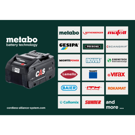 Metabo Combo Set 2.8.5 18V SB+SSD200LTBL 685197000 - 6 Metabo Combo Set 2.8.5 18V SB+SSD200LTBL 685197000 - 6