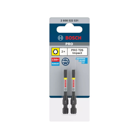Sada torx bitů Bosch PRO Impact 2 ks 55 mm 2608522531 - 2