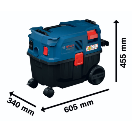 Vysavač Bosch PRO GAS 12-25 LS Professional 06019S3100 - 7 Vysavač Bosch PRO GAS 12-25 LS Professional 06019S3100 - 7