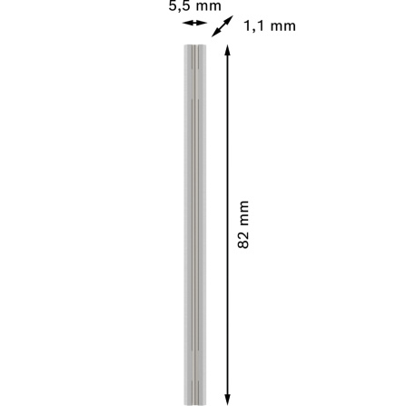 2608635903 Nůž k hoblíku PRO 2x 82x5,5x1,1-2