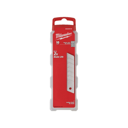 Náhradní čepele Milwaukee pro nože Snap Knife 25 mm 10 ks 4932480108 - 2