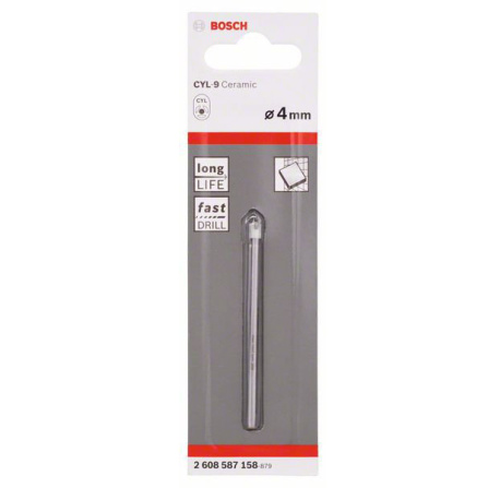 Vrták na dlaždice Bosch CYL-9 Ceramic - 4 x 70 mm 2608587158 Vrták na dlaždice Bosch CYL-9 Ceramic - 4 x 70 mm 2608587158