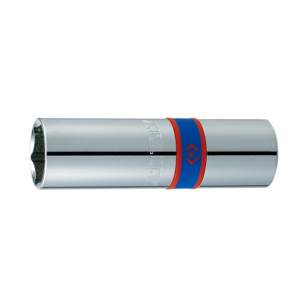 Hlavice nástrčná s gumovou objímkou na zapalovací svíčky King Tony 1/2 CrV 6 hran, 16mm 463516R
