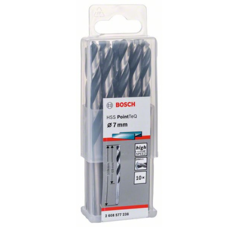 Vrták spirálový Bosch PointTeQ 7,0 mm 2608577238 Vrták spirálový Bosch PointTeQ 7,0 mm 2608577238