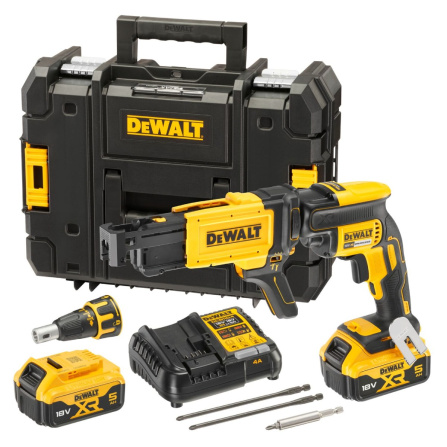 Aku sádrokartonářský šroubovák DeWalt DCF620P2K 2x5,0Ah Aku sádrokartonářský šroubovák DeWalt DCF620P2K 2x5,0Ah