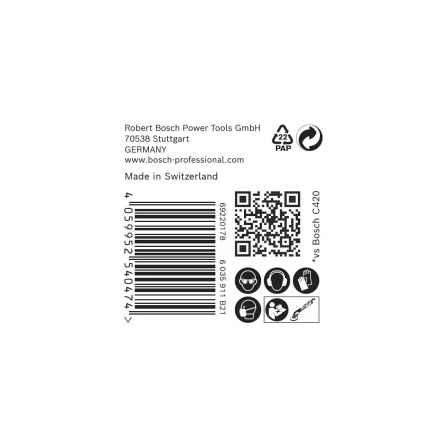 Sada brusných mřížek Bosch Expert M480 225 mm 5ks P120 2608901637 - 6
