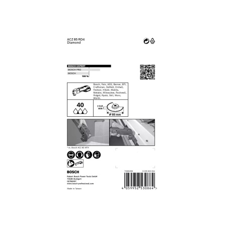 Segmentový pilový kotouč Bosch Expert Starlock ACZ 85 RD4 2608900034 - 7