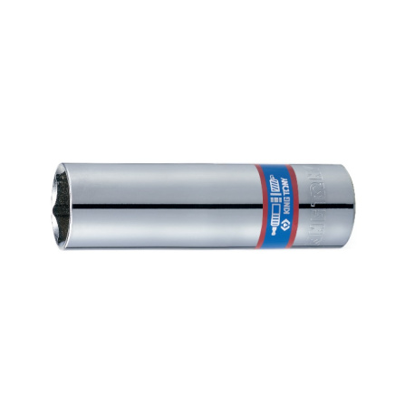 Hlavice nástrčná s gumovou objímkou na zapalovací svíčky King Tony 1/2 CrV 6 hran, 14mm 463514RC