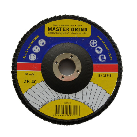 Brusný kotouč lamelový MASTER GRIND 125 mm P40