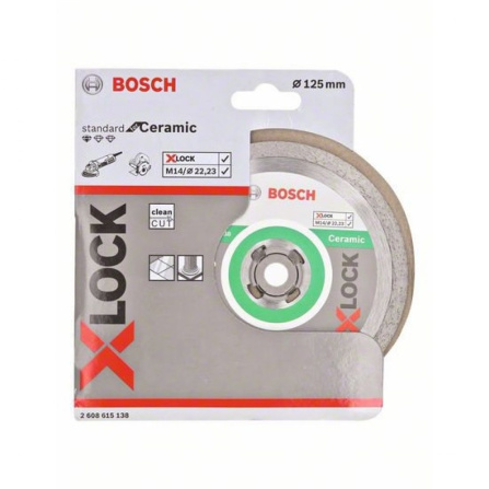Kotouč dělící diamantový Bosch X-LOCK Standard for Ceramic 125 mm