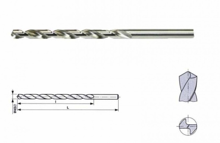 Vrták 06,00mm HSS dlouhý
