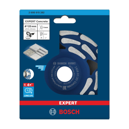 Diamantový brusný kotouč Bosch Expert Concrete 125 mm 2608615282 - 2