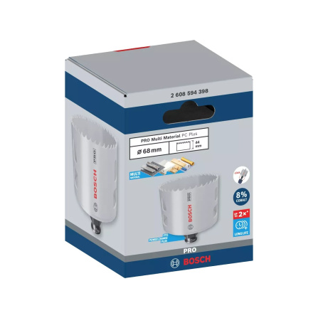 Pila vykružovací/děrovka Bosch PRO Multi Material PC Plus 68 mm 2608594398 - 3