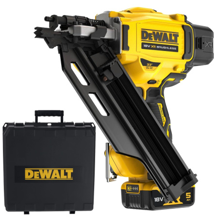 Aku hřebíkovačka DeWalt 18V XR, 2x5,0 Ah DCN930P2