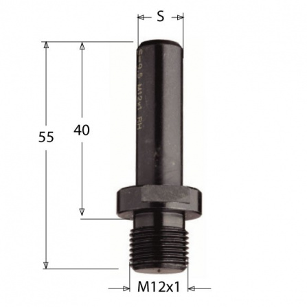 Stopka unášecí IGM S=12mm, M12x1